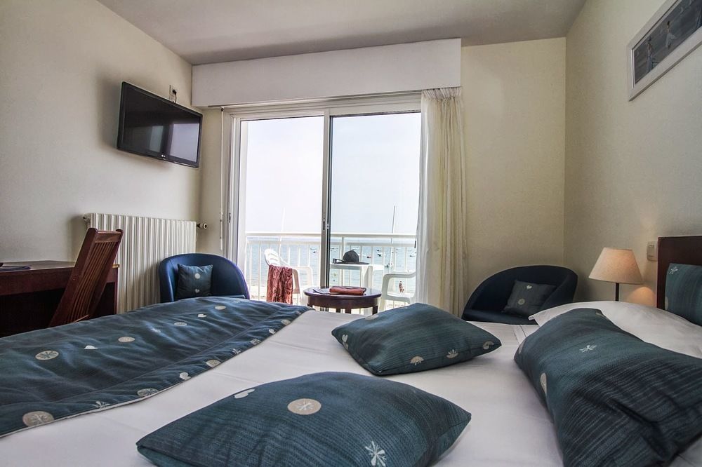 Hotel De La Plage Saint-Pierre-Quiberon Exterior foto