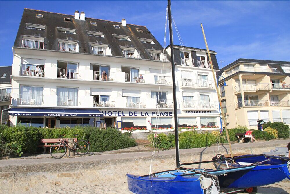 Hotel De La Plage Saint-Pierre-Quiberon Exterior foto
